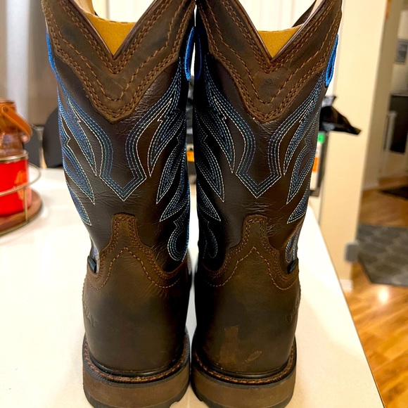 Ariat men’s size 10 work/cowboy boots. - Picture 4 of 6